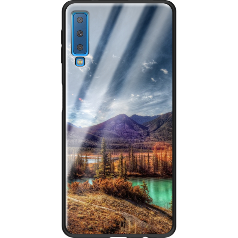 Защитный чехол BoxFace Glossy Panel Samsung Galaxy A7 2018 