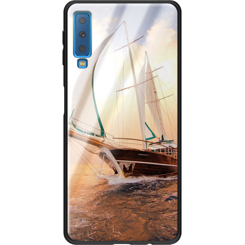 Защитный чехол BoxFace Glossy Panel Samsung Galaxy A7 2018 