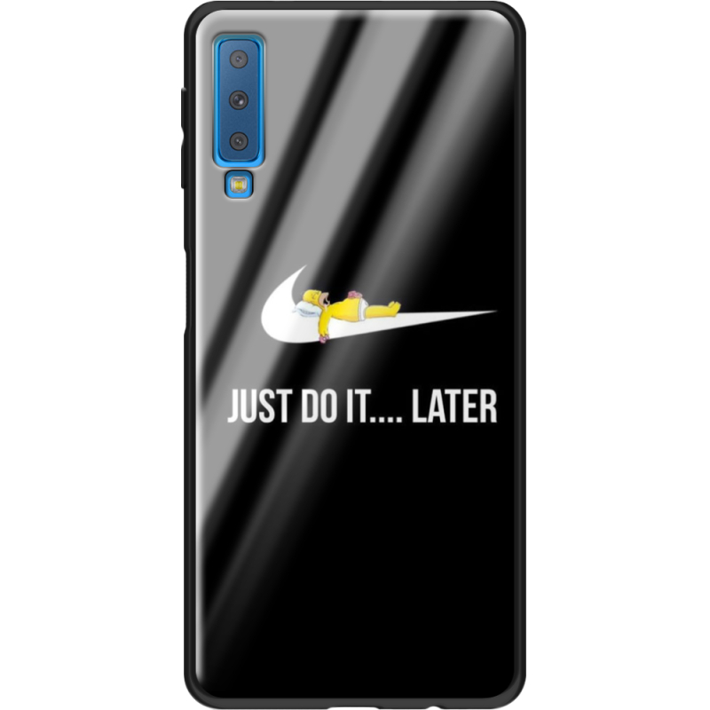 Защитный чехол BoxFace Glossy Panel Samsung Galaxy A7 2018 