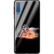 Защитный чехол BoxFace Glossy Panel Samsung Galaxy A7 2018 Biker