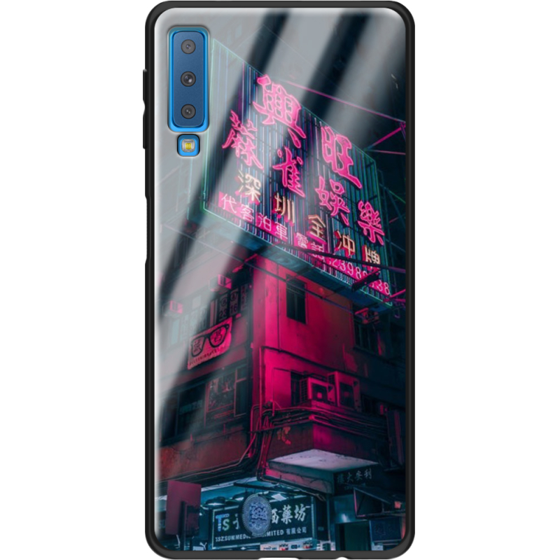 Защитный чехол BoxFace Glossy Panel Samsung Galaxy A7 2018 