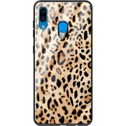 Защитный чехол BoxFace Glossy Panel Samsung Galaxy A30 Leopard Print