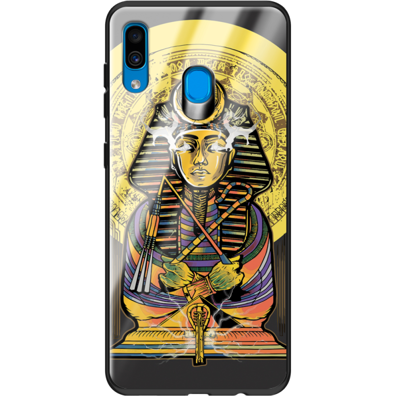Защитный чехол BoxFace Glossy Panel Samsung Galaxy A30 Gold Pharaoh