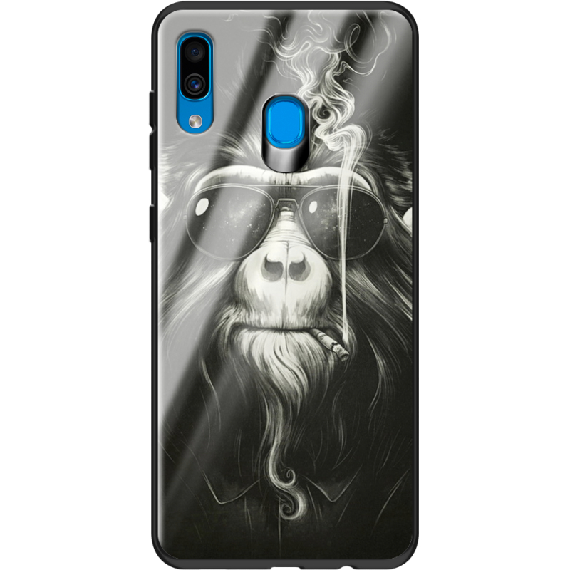 Защитный чехол BoxFace Glossy Panel Samsung Galaxy A30 Smokey Monkey
