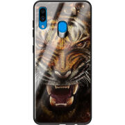 Защитный чехол BoxFace Glossy Panel Samsung Galaxy A30 Tiger