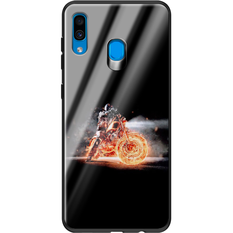 Защитный чехол BoxFace Glossy Panel Samsung Galaxy A30 Biker