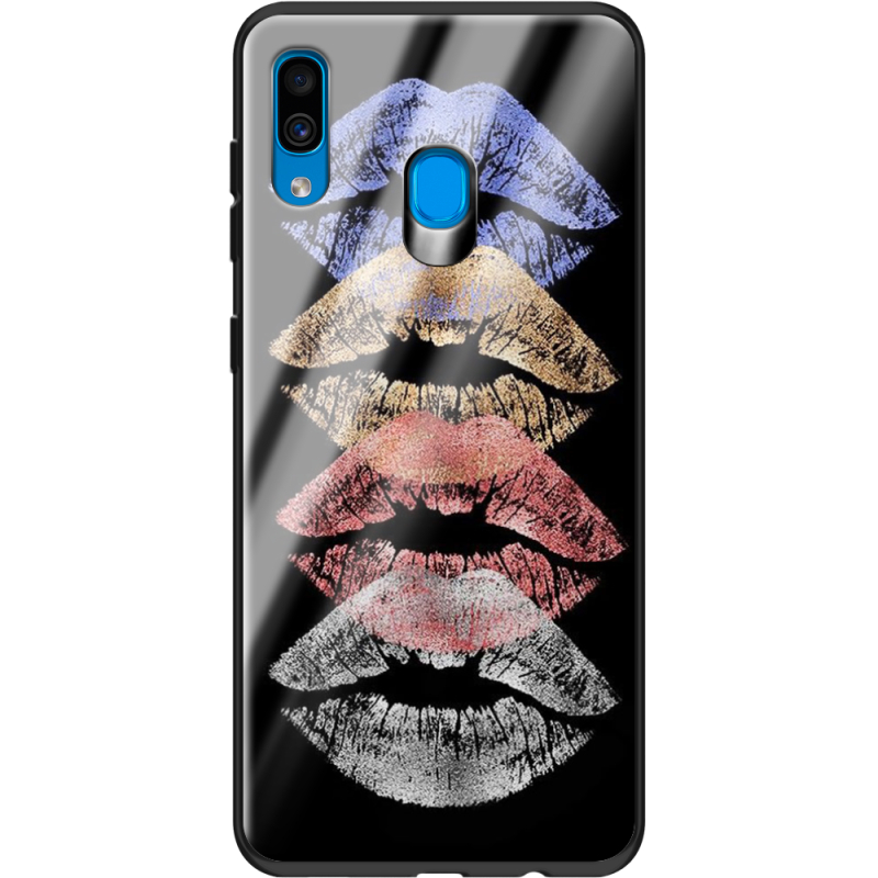 Защитный чехол BoxFace Glossy Panel Samsung Galaxy A30 Lips
