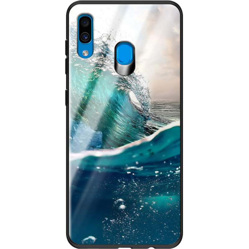 Защитный чехол BoxFace Glossy Panel Samsung Galaxy A30 Waterwave