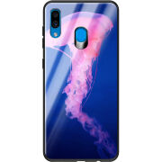 Защитный чехол BoxFace Glossy Panel Samsung Galaxy A30 Jellyfish