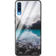 Защитный чехол BoxFace Glossy Panel Samsung Galaxy A70 Blue Lake