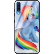 Защитный чехол BoxFace Glossy Panel Samsung Galaxy A70 My Little Pony Rainbow Dash