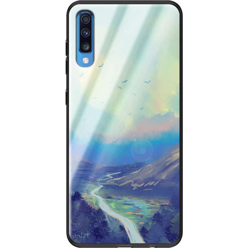 Защитный чехол BoxFace Glossy Panel Samsung Galaxy A70 Valley