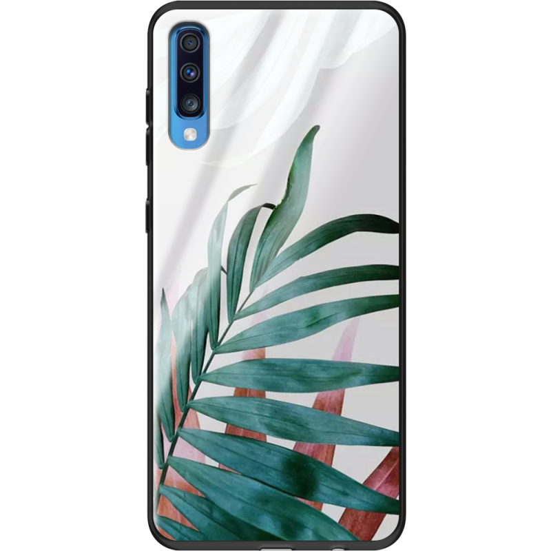 Защитный чехол BoxFace Glossy Panel Samsung Galaxy A70 Leaf