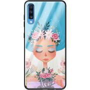 Защитный чехол BoxFace Glossy Panel Samsung Galaxy A70 Tea Girl