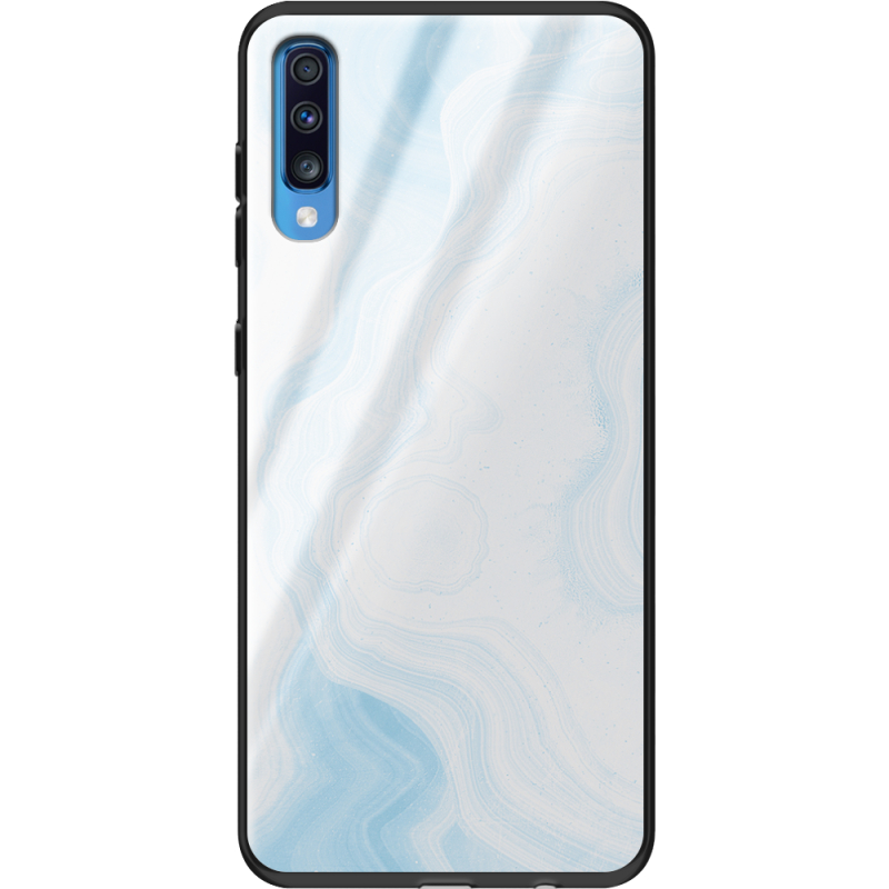 Защитный чехол BoxFace Glossy Panel Samsung Galaxy A70 Light Marble