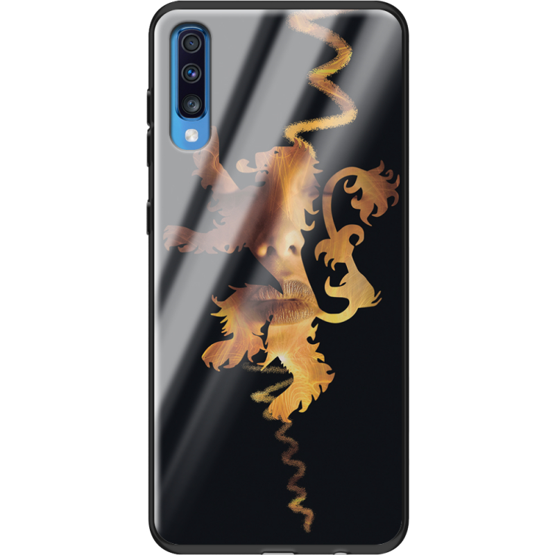 Защитный чехол BoxFace Glossy Panel Samsung Galaxy A70 Gold Thrones