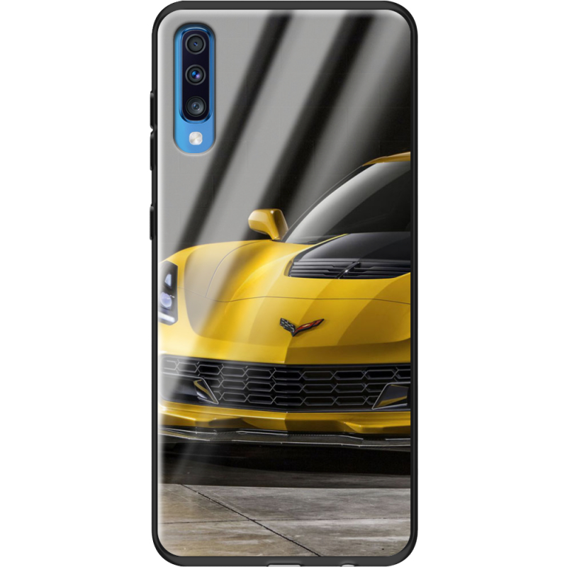 Защитный чехол BoxFace Glossy Panel Samsung Galaxy A70 Corvette Z06