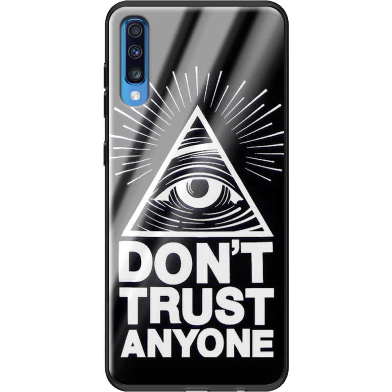 Защитный чехол BoxFace Glossy Panel Samsung Galaxy A70 Dont Trust Anyone