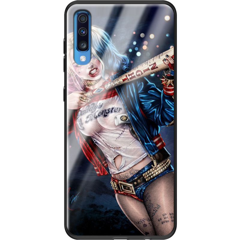 Защитный чехол BoxFace Glossy Panel Samsung Galaxy A70 Harley Quinn