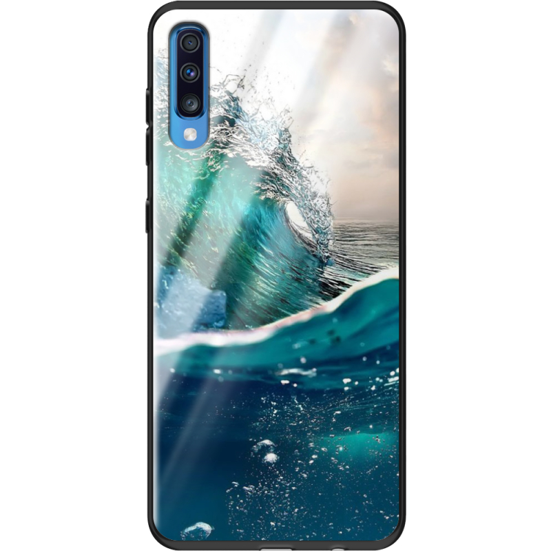 Защитный чехол BoxFace Glossy Panel Samsung Galaxy A70 Waterwave