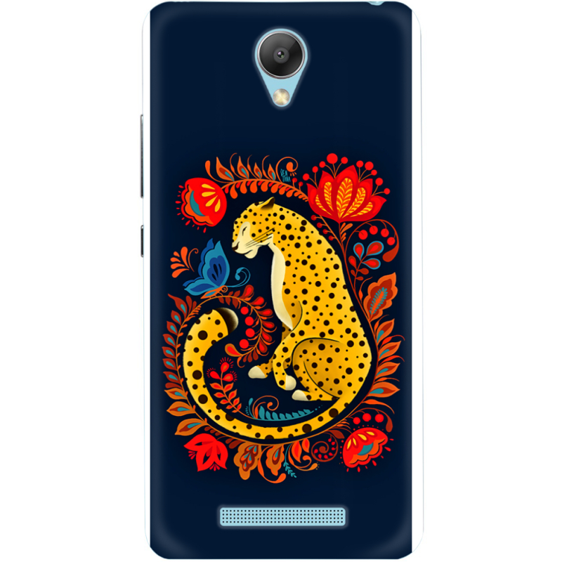 Чехол Uprint Xiaomi Redmi Note 2 Petrykivka Leopard