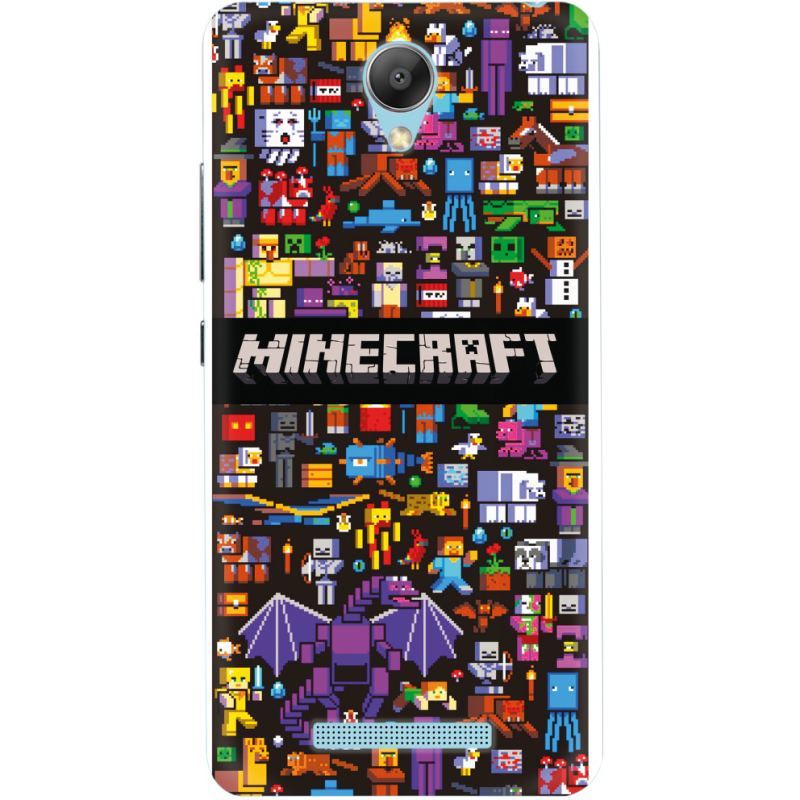 Чехол Uprint Xiaomi Redmi Note 2 Minecraft Mobbery