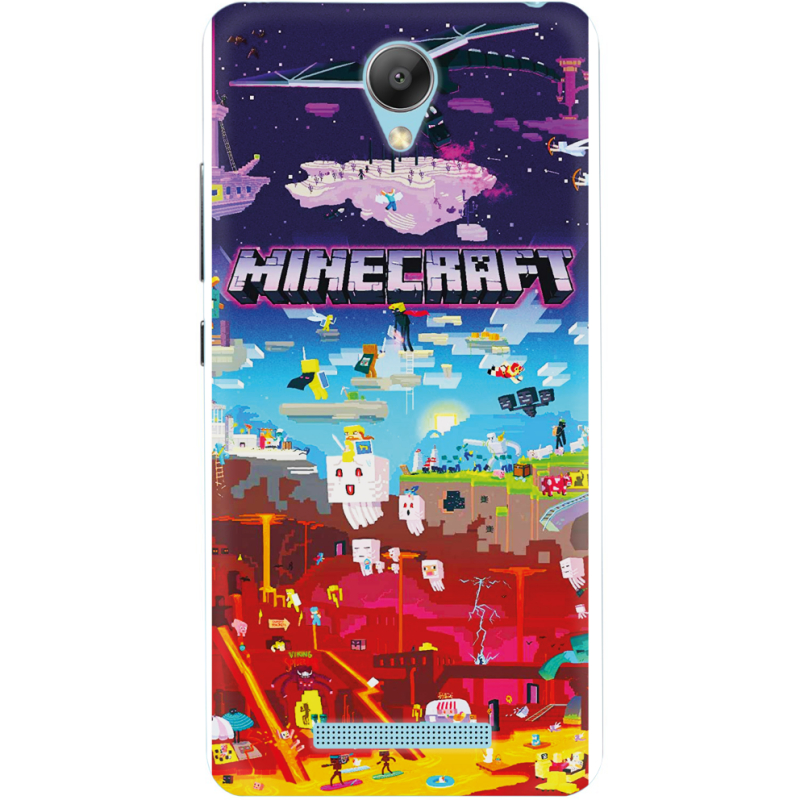 Чехол Uprint Xiaomi Redmi Note 2 Minecraft World Beyond