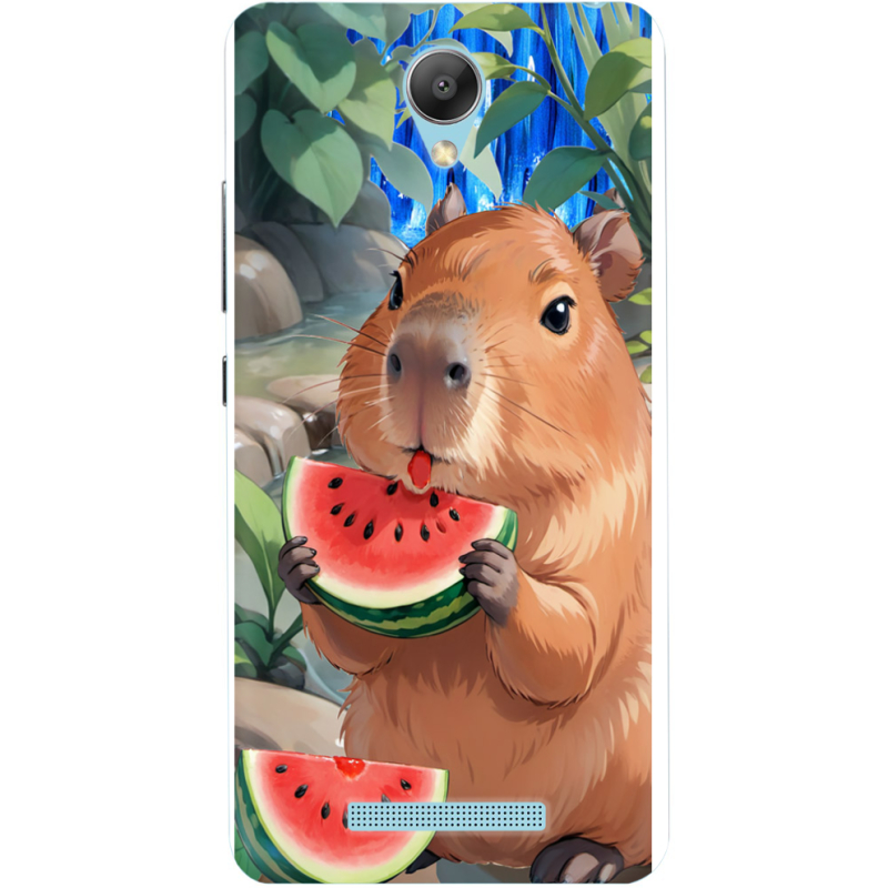 Чехол Uprint Xiaomi Redmi Note 2 Капібара з кавуном