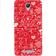 Чехол Uprint Xiaomi Redmi Note 2 Happy Valentines