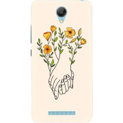 Чехол Uprint Xiaomi Redmi Note 2 Flower Hands