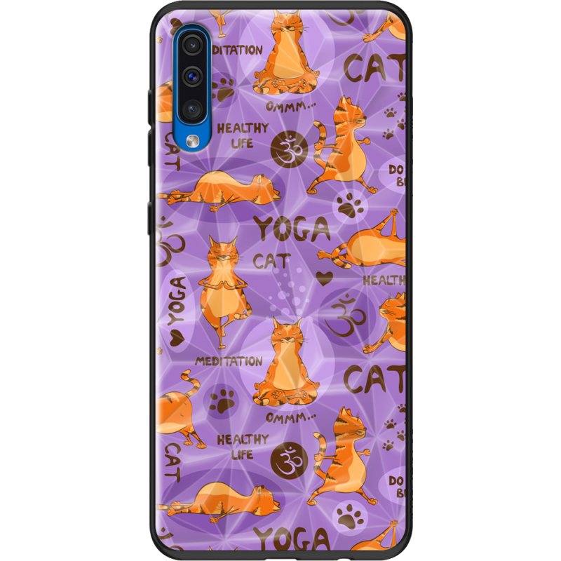 Чехол Prizma Uprint Samsung A505 Galaxy A50 Yoga Cat