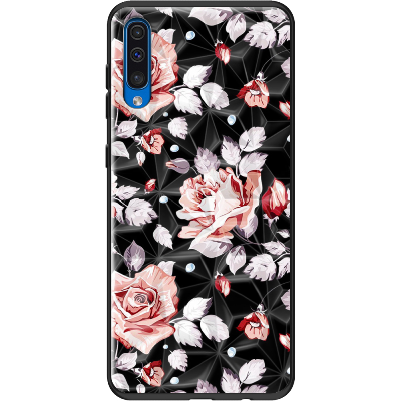 Чехол Prizma Uprint Samsung A505 Galaxy A50 Roses on Black