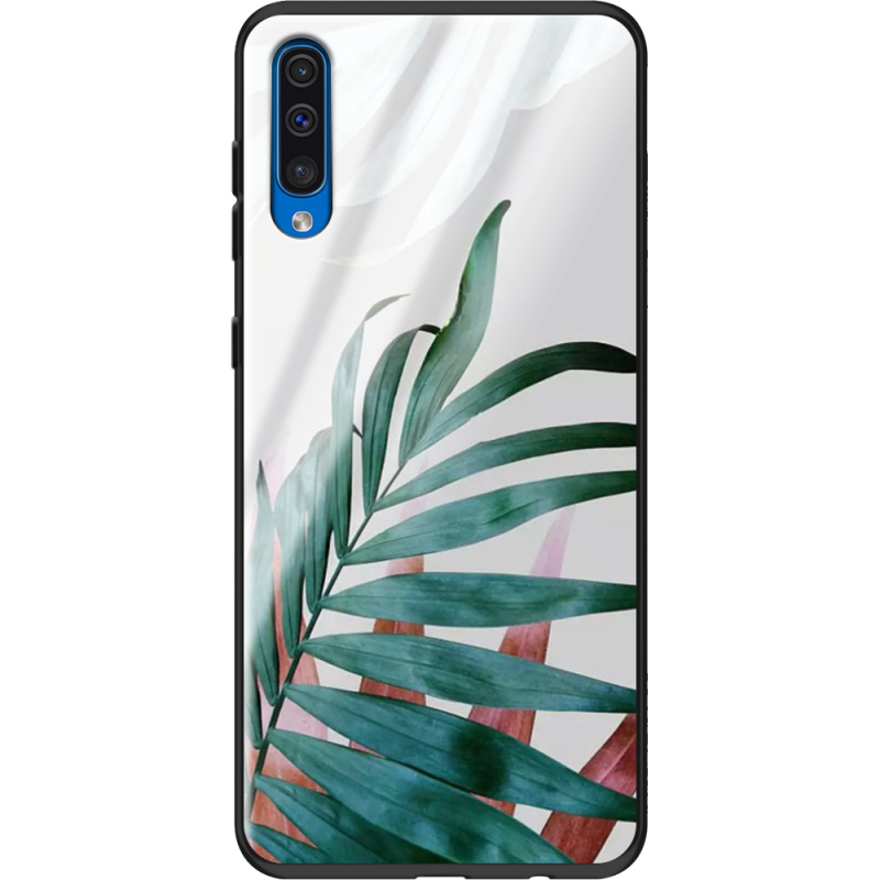 Защитный чехол BoxFace Glossy Panel Samsung Galaxy A50 Leaf