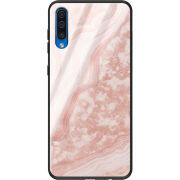 Защитный чехол BoxFace Glossy Panel Samsung Galaxy A50 Pink Marble