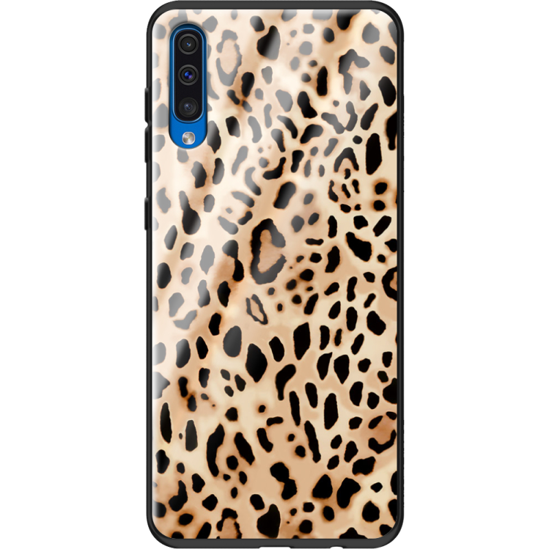 Защитный чехол BoxFace Glossy Panel Samsung Galaxy A50 Leopard Print