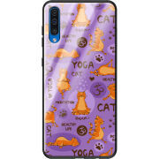 Защитный чехол BoxFace Glossy Panel Samsung Galaxy A50 Yoga Cat