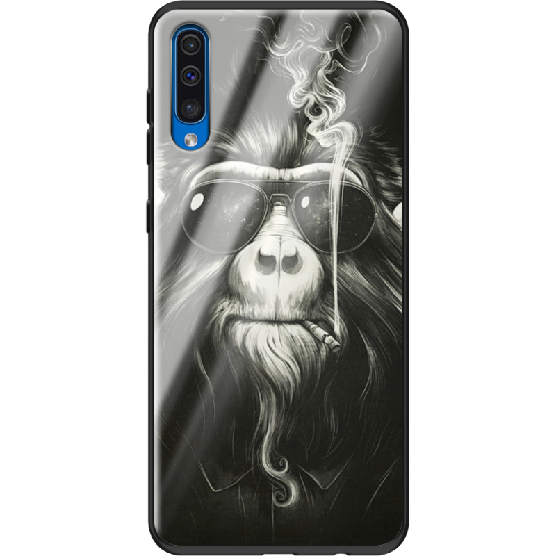 Защитный чехол BoxFace Glossy Panel Samsung Galaxy A50 Smokey Monkey