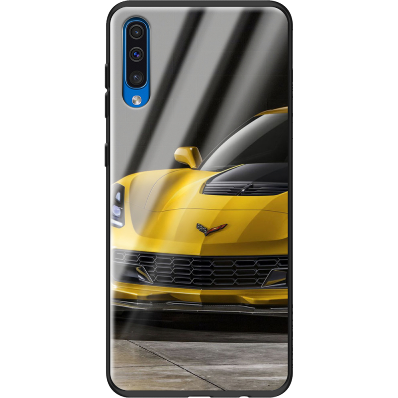 Защитный чехол BoxFace Glossy Panel Samsung Galaxy A50 Corvette Z06