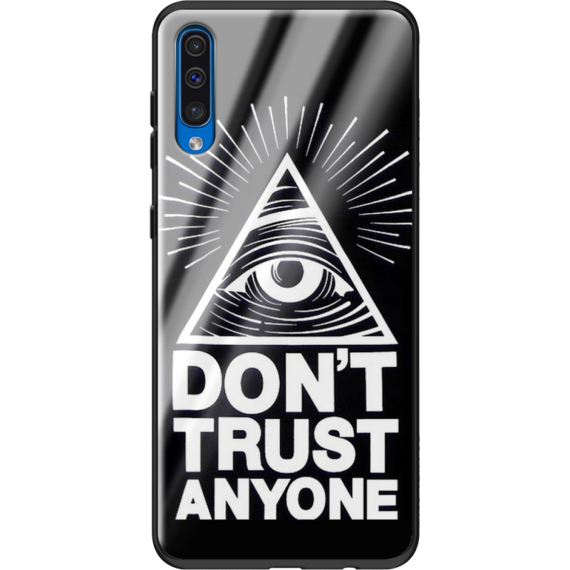 Защитный чехол BoxFace Glossy Panel Samsung Galaxy A50 Dont Trust Anyone