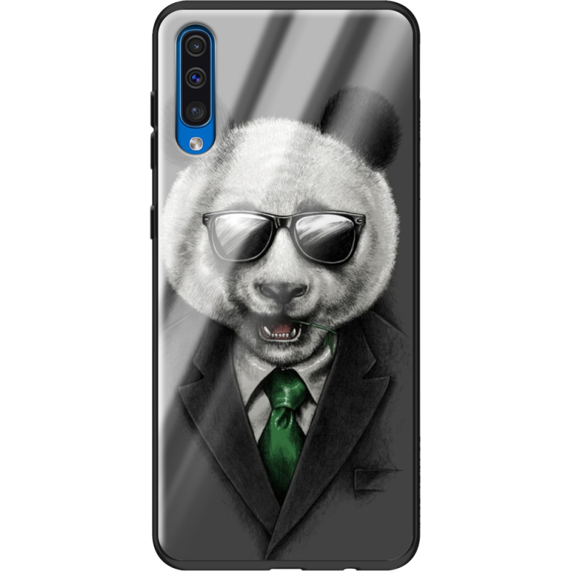 Защитный чехол BoxFace Glossy Panel Samsung Galaxy A50 Cool Panda