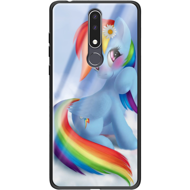 Защитный чехол BoxFace Glossy Panel Nokia 3.1 Plus My Little Pony Rainbow Dash