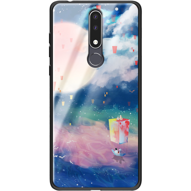 Защитный чехол BoxFace Glossy Panel Nokia 3.1 Plus Dreamy Clouds