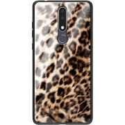 Защитный чехол BoxFace Glossy Panel Nokia 3.1 Plus Leopard Fur