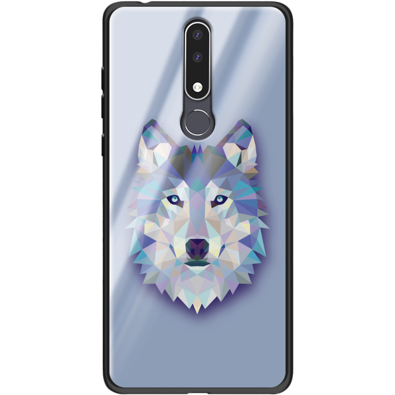 Защитный чехол BoxFace Glossy Panel Nokia 3.1 Plus Wolfie