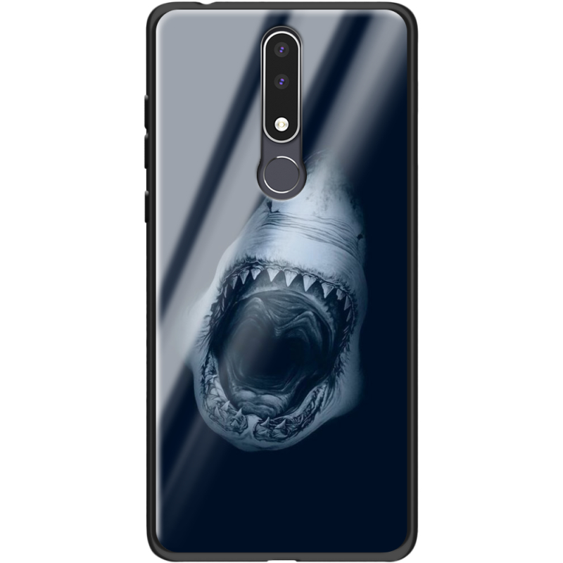 Защитный чехол BoxFace Glossy Panel Nokia 3.1 Plus Shark