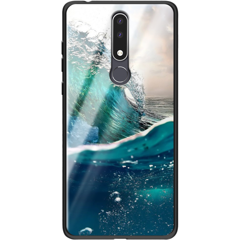 Защитный чехол BoxFace Glossy Panel Nokia 3.1 Plus Waterwave