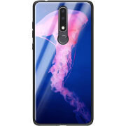 Защитный чехол BoxFace Glossy Panel Nokia 3.1 Plus Jellyfish