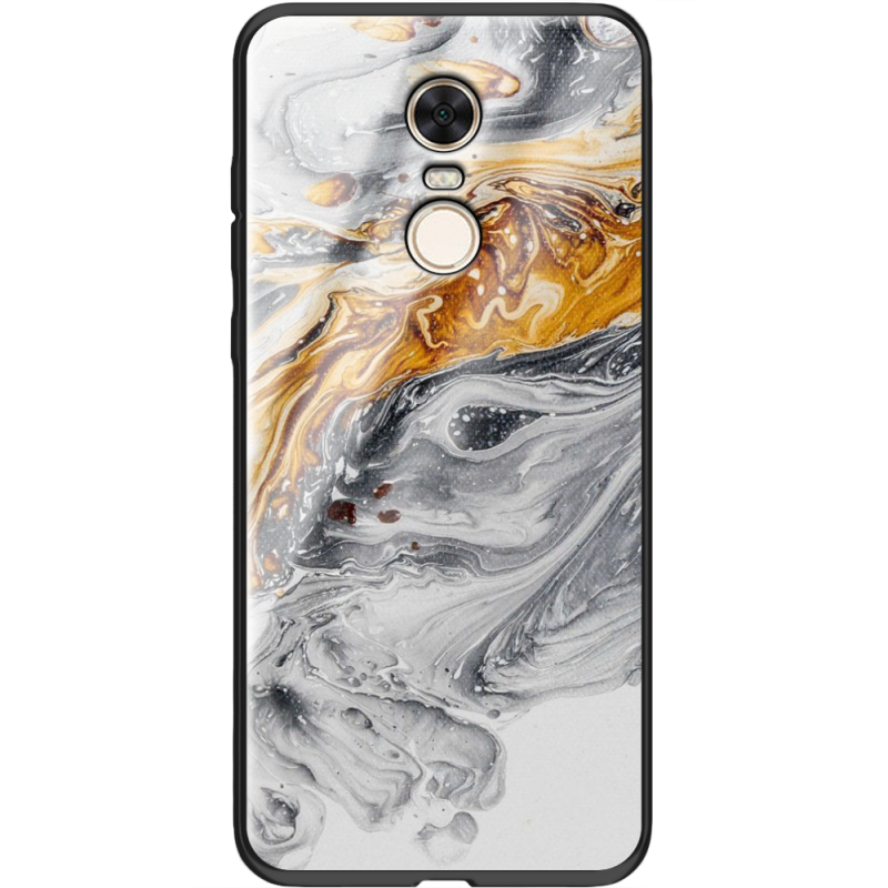 Защитный чехол BoxFace Glossy Panel Xiaomi Redmi 5 Plus Gold With Silver