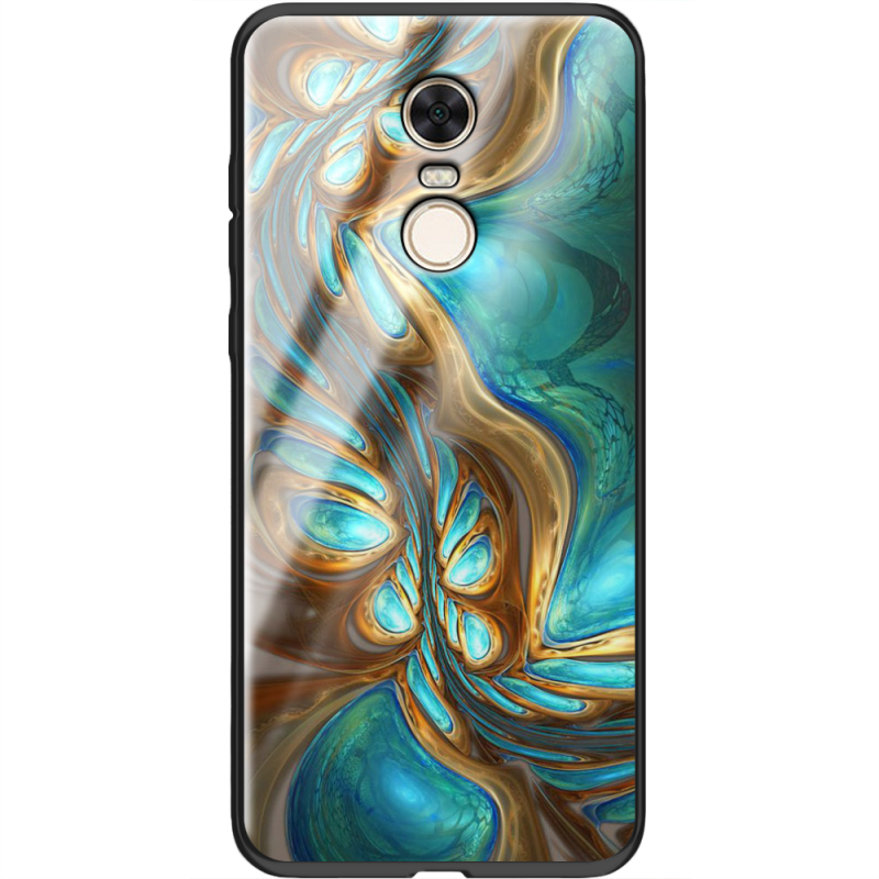 Защитный чехол BoxFace Glossy Panel Xiaomi Redmi 5 Plus Blue Abstraction