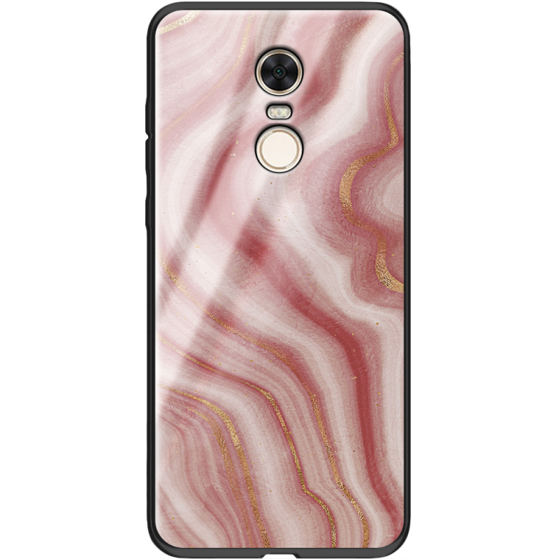 Защитный чехол BoxFace Glossy Panel Xiaomi Redmi 5 Plus Print Marble